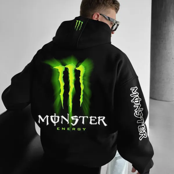 Oversize Monster Energy Drink Style Hoodie - Wayrates.com 