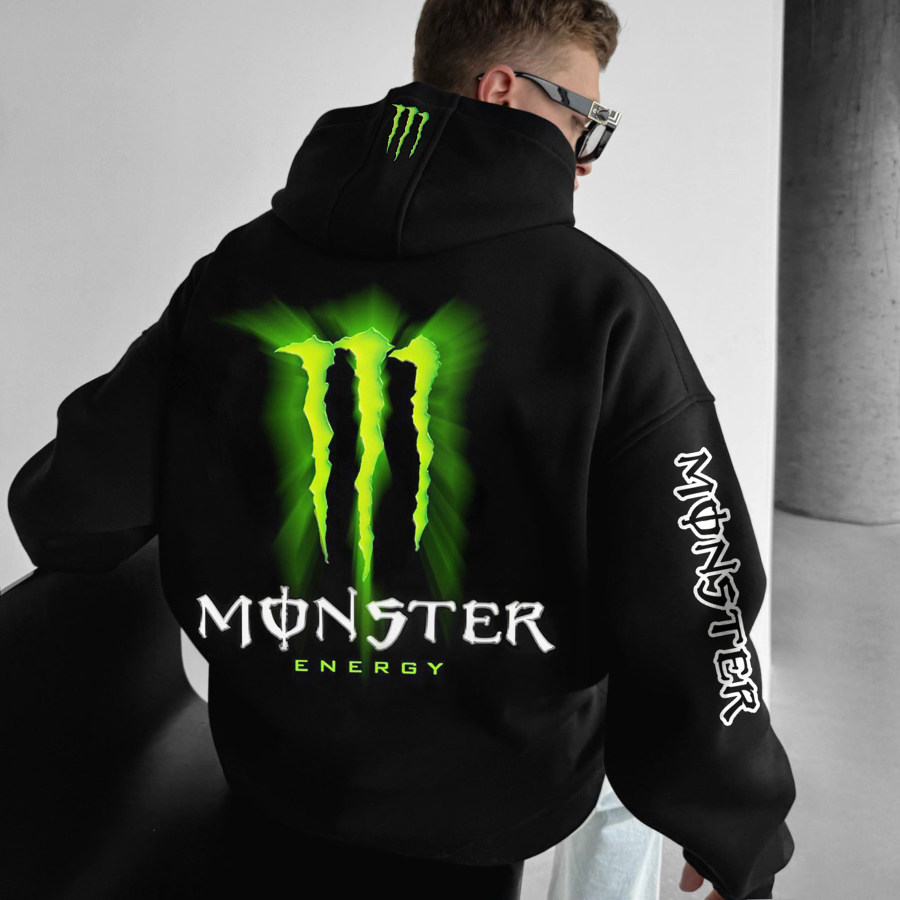 

Oversize Monster Energy Drink Style Hoodie