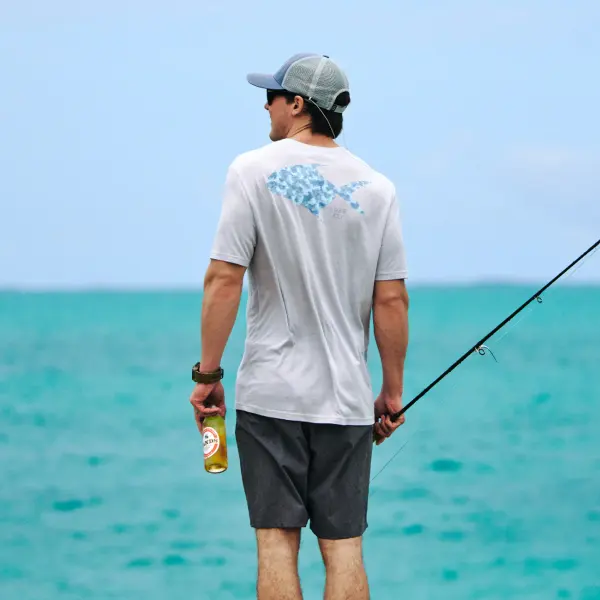 Men's Freefly Sea Fishing T-shirt Casual Vacation Short-sleeved Tee - Albionstyle.com 