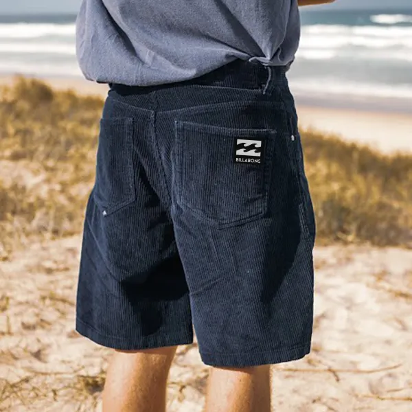 Unisex Vintage BLB Corduroy Surf Shorts - Anurvogel.com 