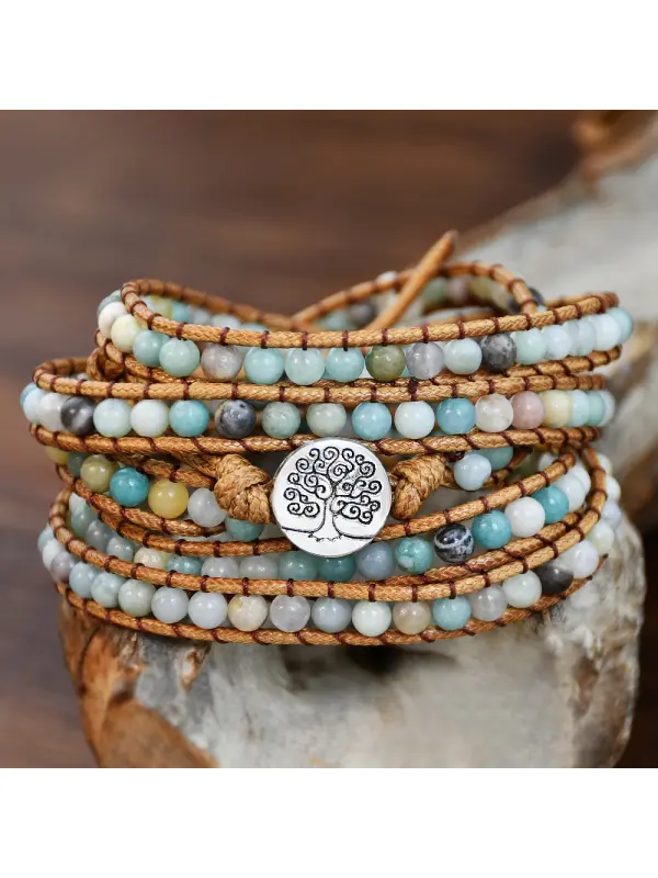 N Ethnic Braided Multilayer Bracelet - Hoplady.chimpone.com 