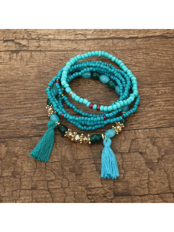 Unisex Retro N Tassel Bracelet - Viewbena.com 