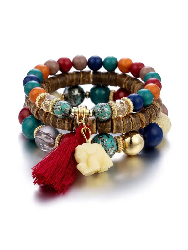 Mens N Ethnic Casual Bracelet - Anrider.com 