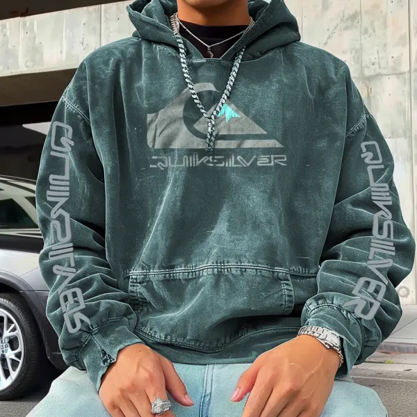 Men's Vintage Resort Branded Design Hoodie - Albionstyle.com 