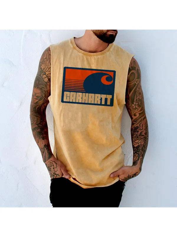 Men's Printed Loose Surf Vest - Ootdmw.com 
