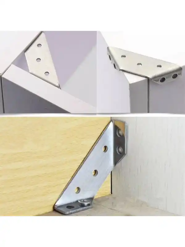 Universal Stainless Steel Furniture Corner Connector(10pcs) - Godeskplus.com 