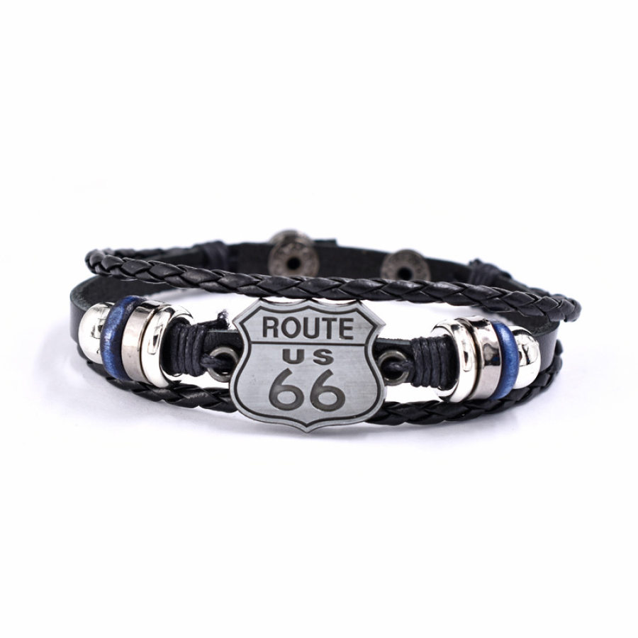 

Route 66 Mother's Road Multilayer Leather Hand