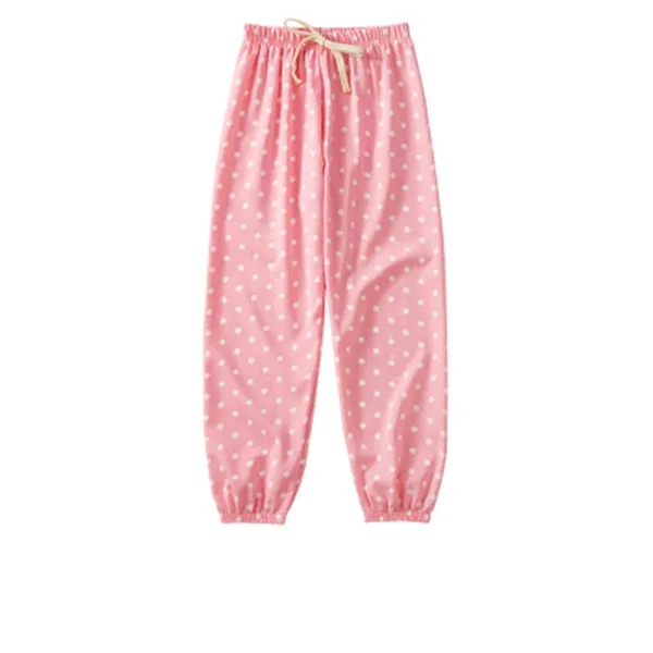 【18M-10Y】Girls Summer Casual Polka Thin Anti-mosquito Pants - 3204 - Popopieshop.com 