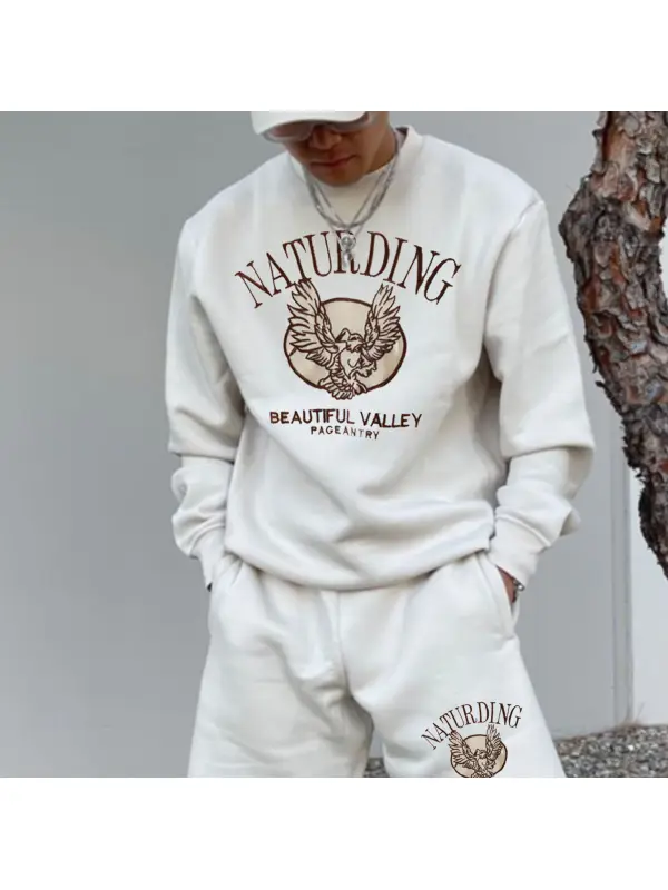 Retro Men's NATURDING Sweatshirt - Ootdmw.com 