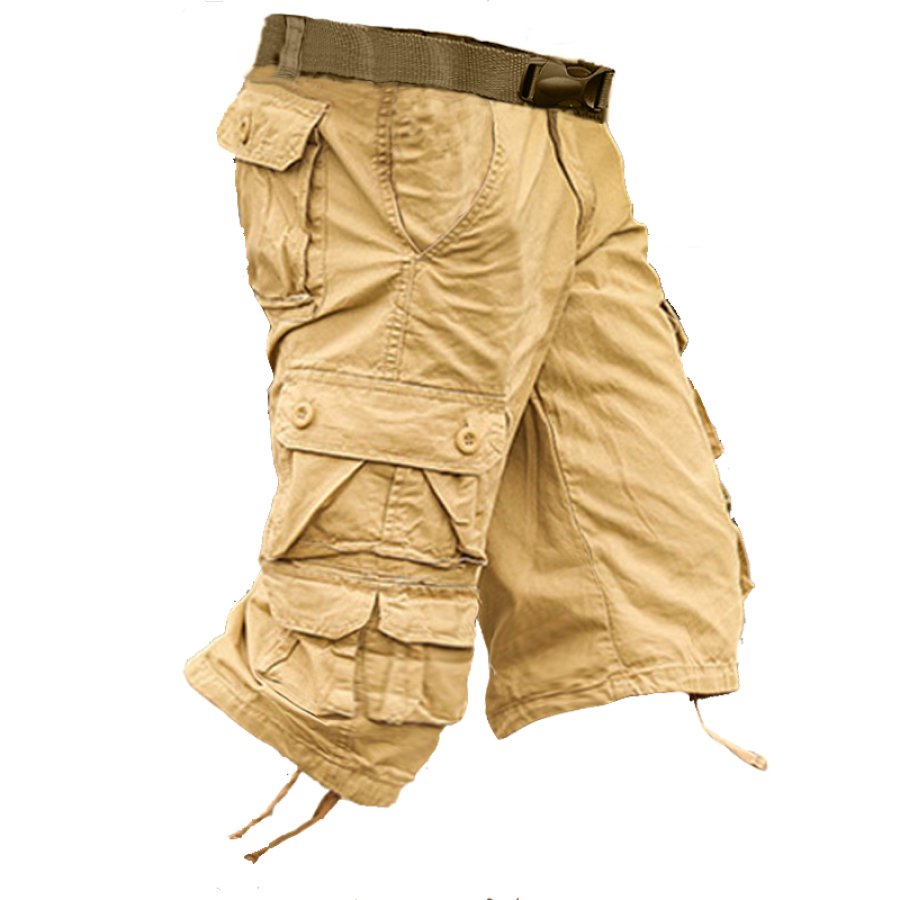 

Men's Multi-pocket Outdoor Cotton Hiking Cargo Pants