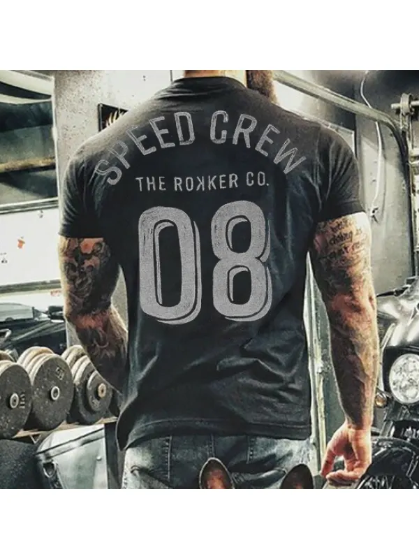 Mens Retro Motorcycle Riding T-shirt - Anrider.com 