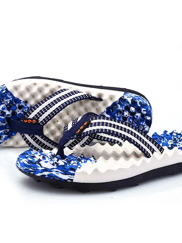 Men's Anti-Slip Massage Hawaiian Vacation Slippers - Pragmaace.com 