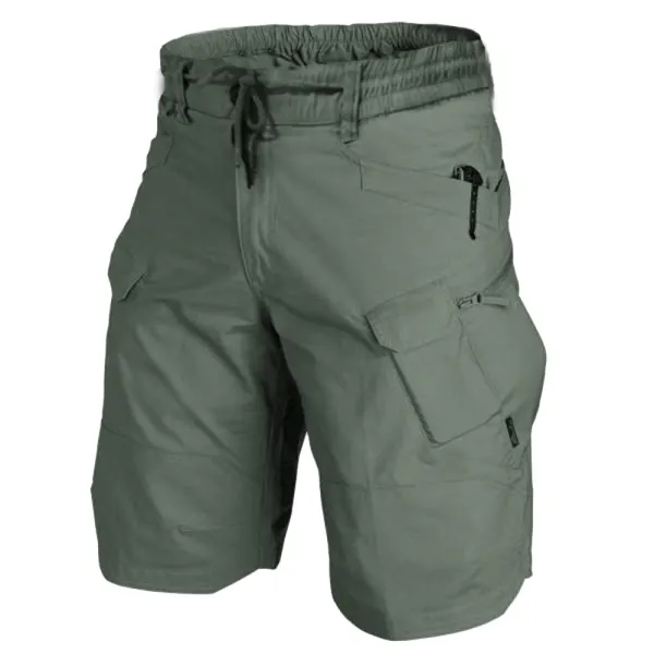 Men's Versatile Outdoor Tactical Elastic Drawstring Shorts - Cotosen.com 