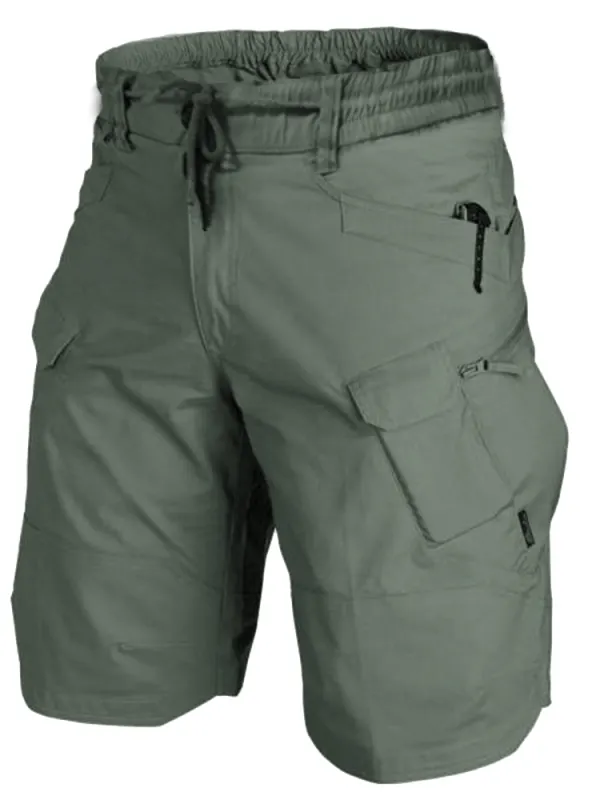Men's Versatile Outdoor Tactical Elastic Drawstring Shorts - Simplyion.com 