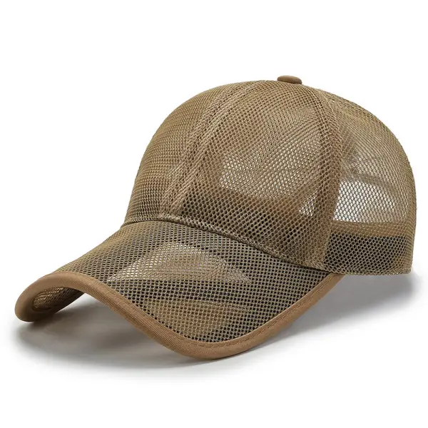 Men's Outdoor Breathable Mesh Baseball Cap Sun Hat - Elementnice.com 
