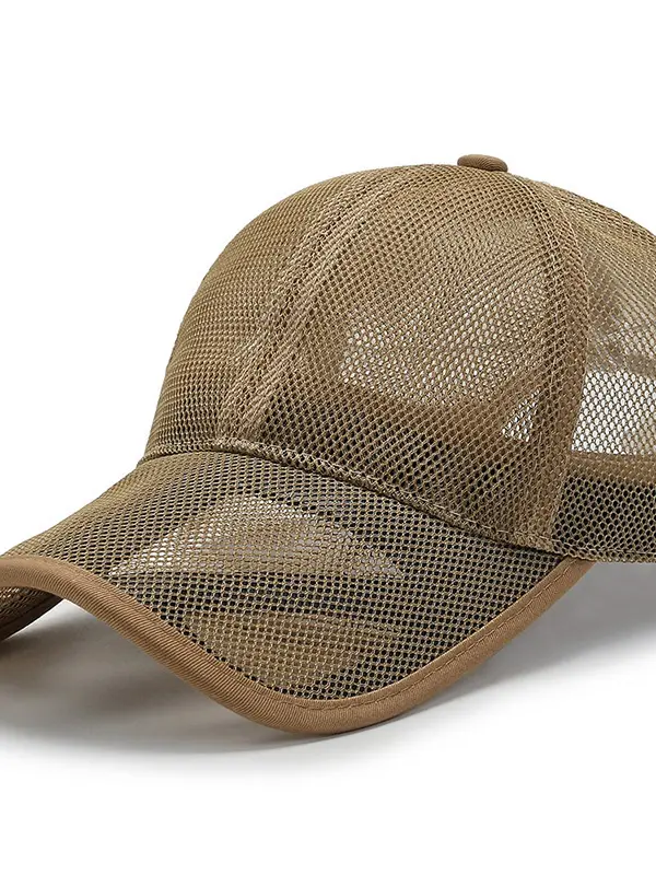 Men's Outdoor Breathable Mesh Baseball Cap Sun Hat - Pragmaace.com 