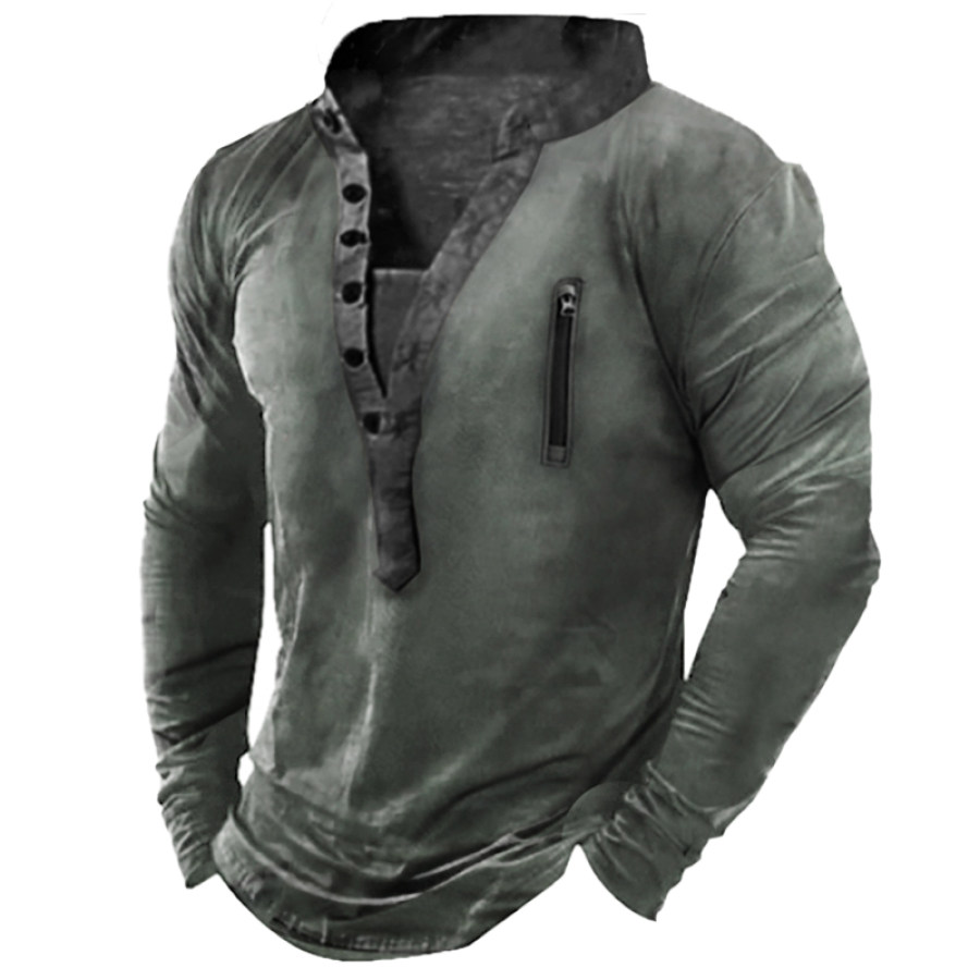 

Men's Outdoor Tactical Henley Shirt
