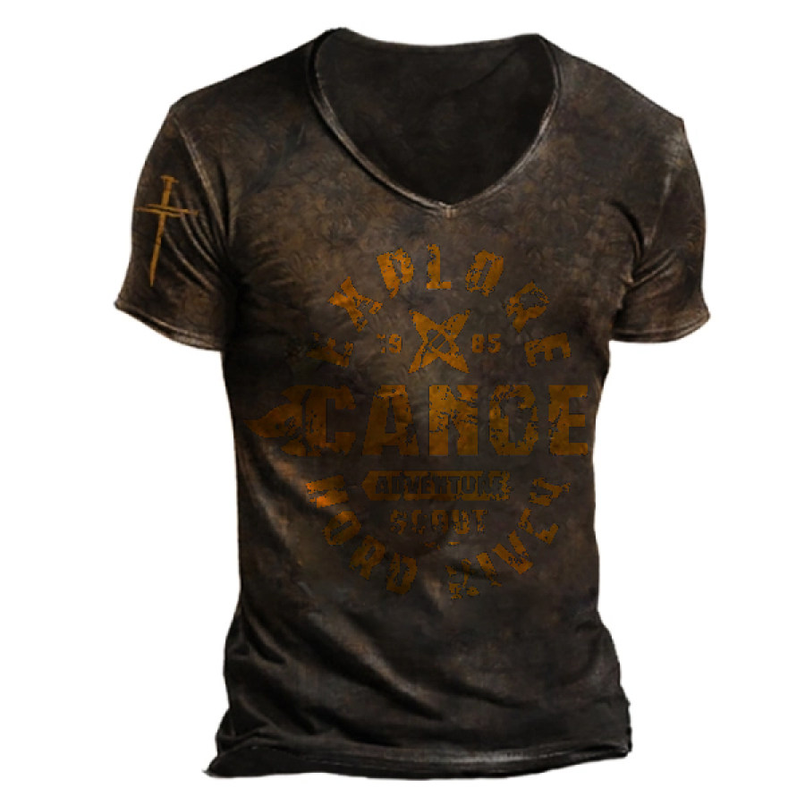 

Mens Outdoor Tactical Dark Brotherhood Print T-shirt