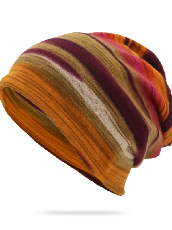 Men's Printed Thermal Scarf Knitted Hat - Pragmaace.com 