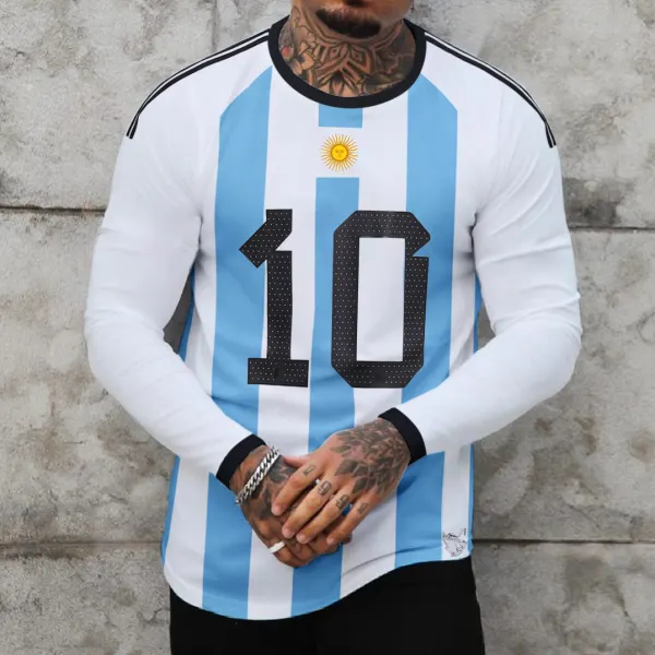 Argentina 2022/23 Season Fans Football Jersey - Kalesafe.com 