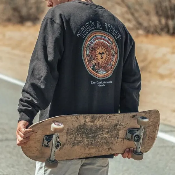 Travel Classic Crew Crew Neck Sweater - Keymimi.com 