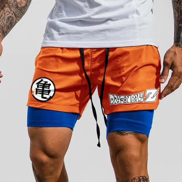 Unisex Dragon Ball Hybrid Athlete Shorts - Yiyistories.com 