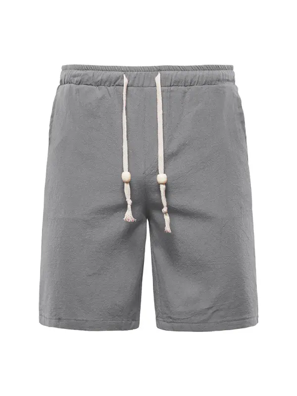Men's Outdoor Linen Casual Beach Shorts - Ininrubyclub.com 