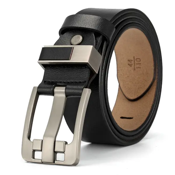 Vintage Men's Simple Pin Buckle Belt - Bustalent.com 