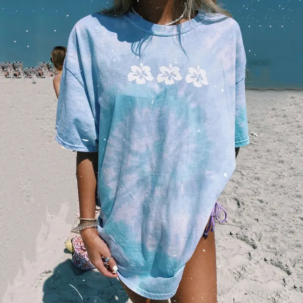 BLUE TIE DYE TEE - Leanarea.chimpone.com 