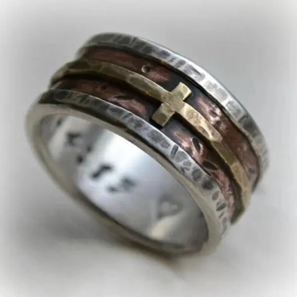 Cross Vintage Ring - Keymimi.com 