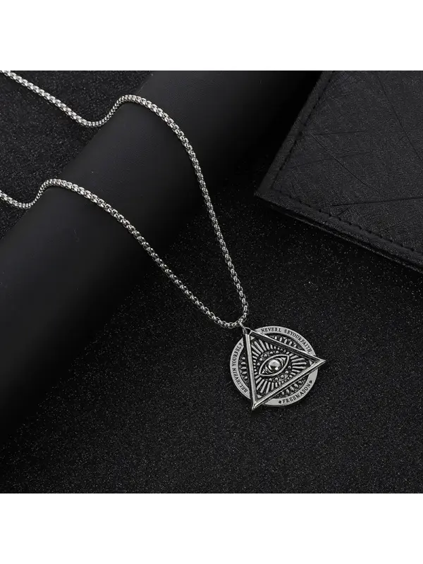 Devil's Eye Men's Necklace Fashion Punk Style Men's Pendant Jewelry Ornaments - Aptkoi.com 