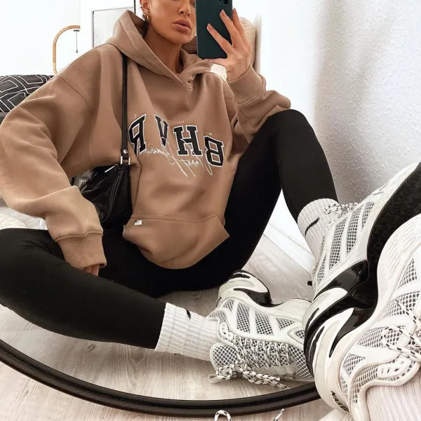 Vintage Loose long sleeve sweatshirt - Spiretime.com 