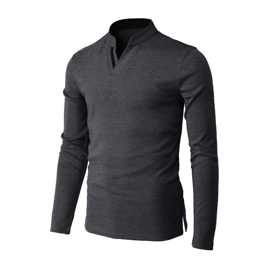 

Mens Velcro Casual Outdoor Tactical Long Sleeves Henley Shirts