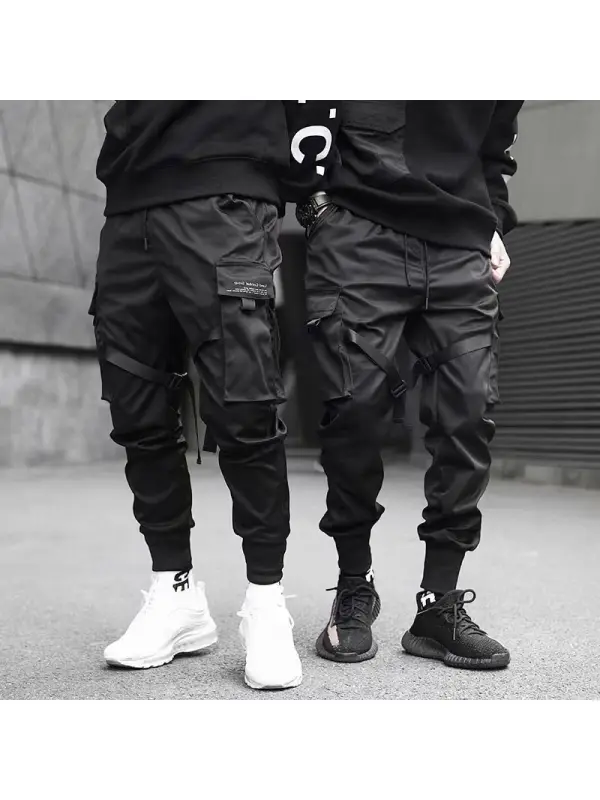 Outdoor Multi-pocket Casual Loose Overalls - Aptkoi.com 
