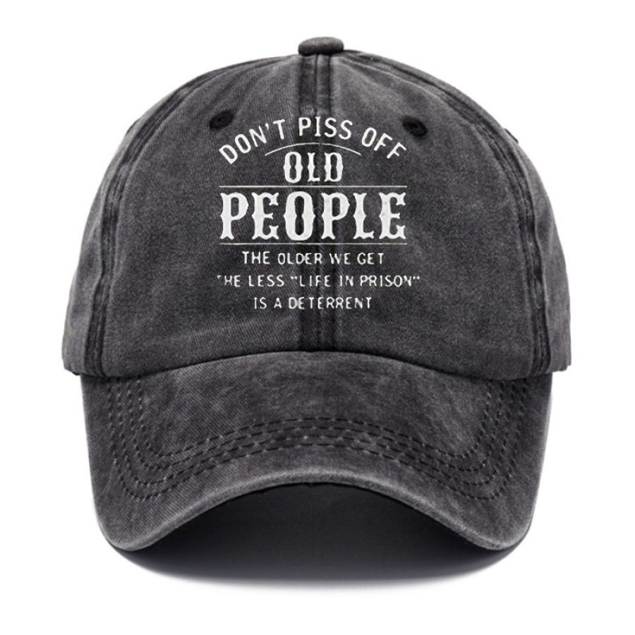 

Buit In The Sixties Original Printed Cap Washed Cotton Hat