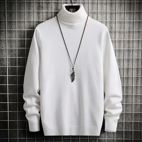 Men's Casual Turtleneck Sweater - Keymimi.com 