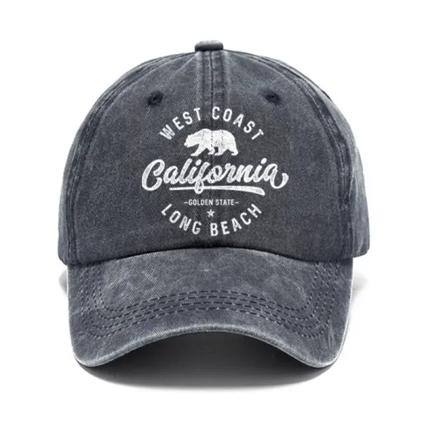 Men's Vintage California Print Holiday Hat Only $10.89 - Wayrates.com 