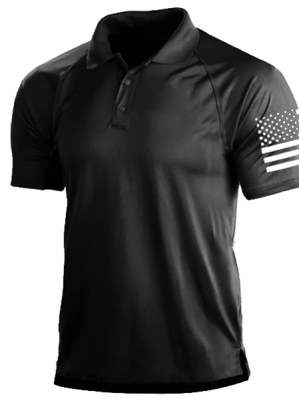 Mens Patriotic Classic Polo Shirt - Pragmaace.com 