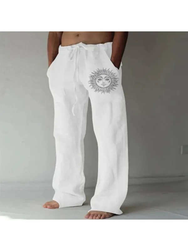 Holiday Style Cotton And Linen Pants - Aptkoi.com 