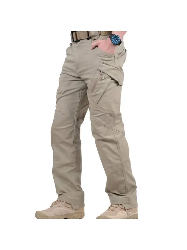 Men's Multi-pocket Tactical Waterproof Hiking CargoPants - Aptkoi.com 