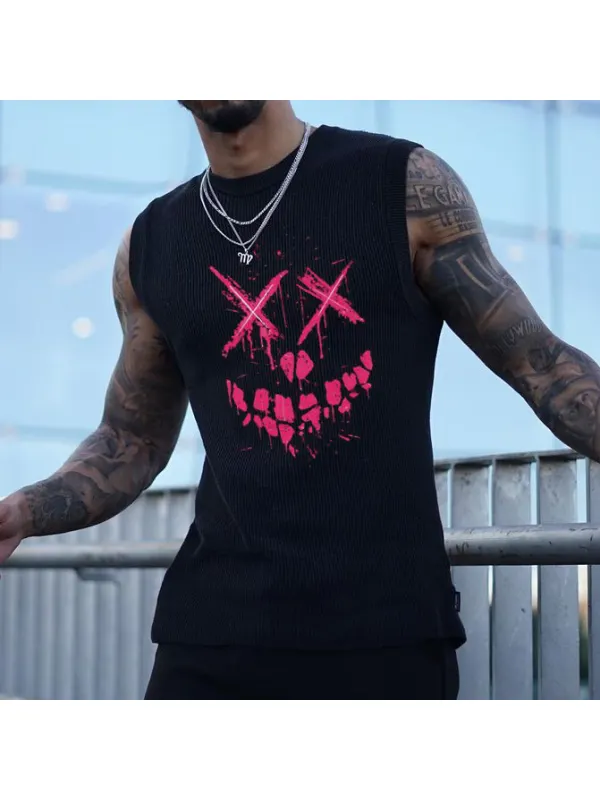 Men's Fashion Print Casual Tank Top - Shopyiyistories.com 