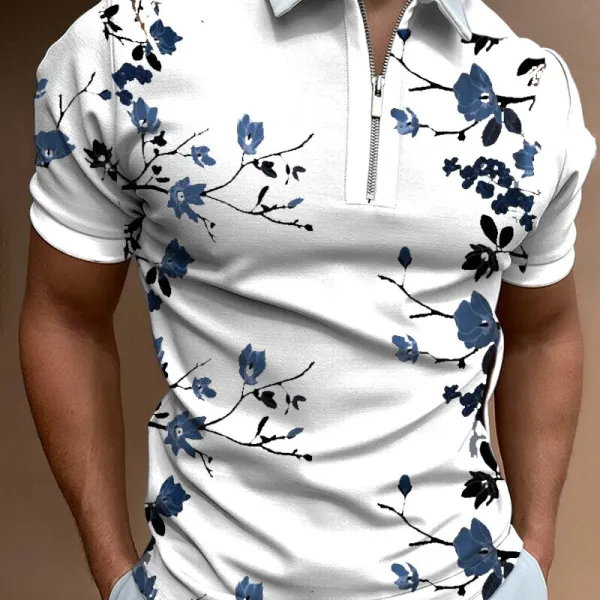 Trendy Full-screen Casual Printed High-end Shirt - Keymimi.com 