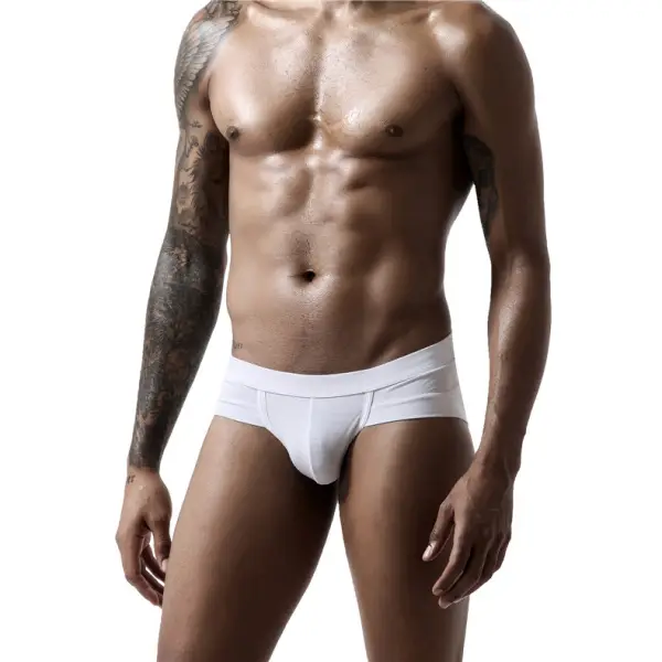 Men's Underwear U Convex Bag Modal Sexy Comfortable Briefs Large Low Waist Sweatpants - Jumbochic.com 