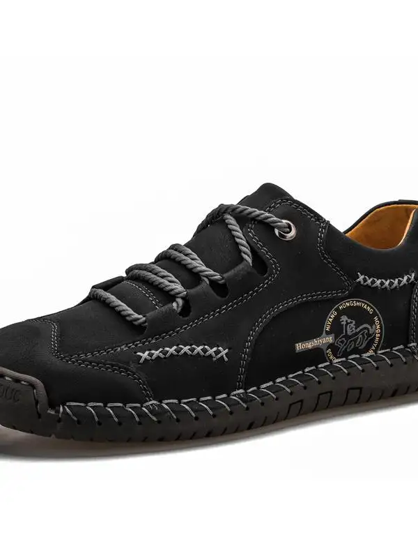 Men's Four Seasons Vintage Casual Leather Shoes - Pragmaace.com 