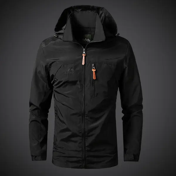 Men's Windproof Waterproof Zip Sports Jacket Only $39.99 - Cotosen.com 