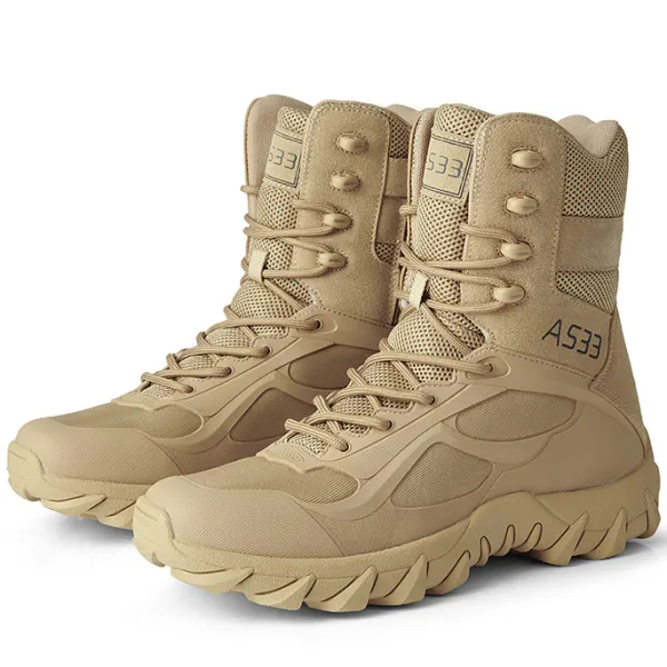 Outdoor Hiking Wear-resistant Breathable Training Tactical High-top Military Boots - Wayrates.com 