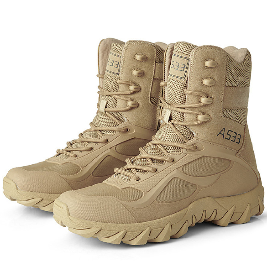 

Outdoor Hiking Wear-resistant Breathable Training Tactical High-top Military Boots