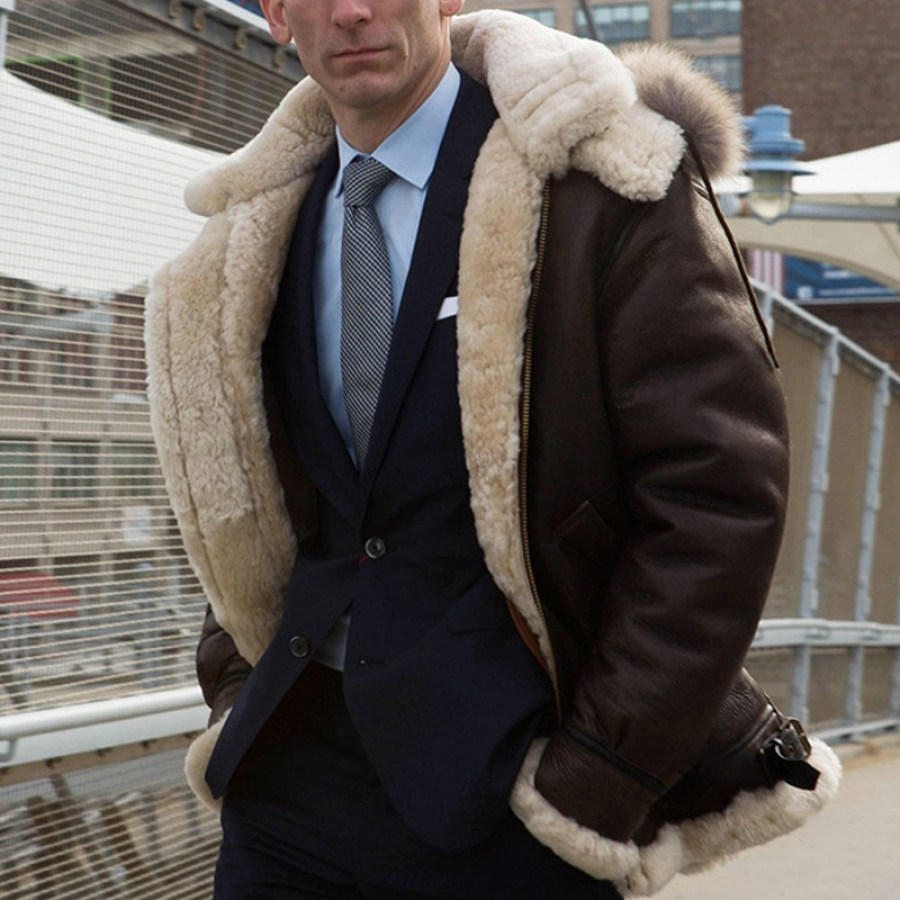 

Men's Outdoor Thick Warm Wool Coat