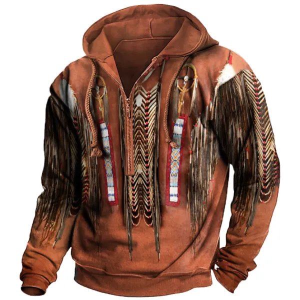 Native American Culture 3D Printed Zip Hoodie Only $22.89 - Wayrates.com 