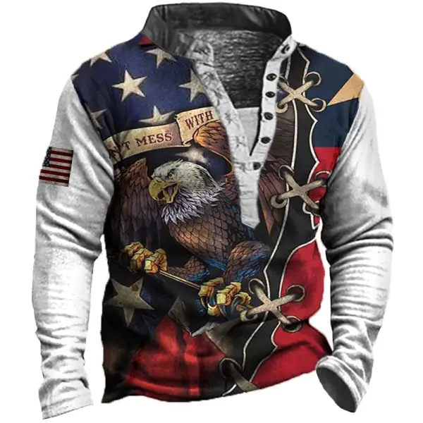Men's Vintage American Eagle Long Sleeve Sweatshirt Only $20.89 - Wayrates.com 